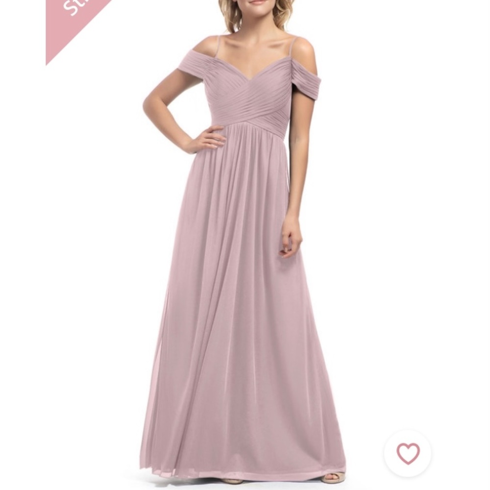 Azazie Aja Bridesmaid Dress in Vintage Mauve, size A14